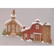 Church & Barns Ornaments Mold