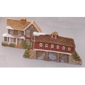 Covered Bridge & House Ornaments Mold