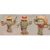 Cactus Cowboys (3 per) Mold