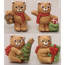 Riverview 611 Christmas Bear Magnets Mold