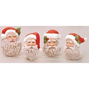 Santa Face Magnets (4 per) Mold