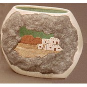 Pueblo & Rocks Vase Mold