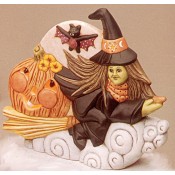 Witch on Broom Mold