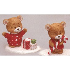 Riverview 740 Christmas Bears (candy cane/package) Mold