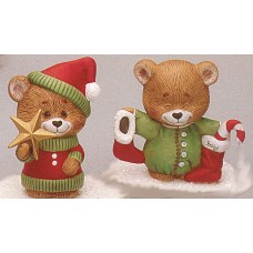Riverview 741 Christmas Bears (star & sock) Mold