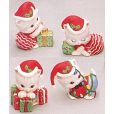 Riverview 743 Small Chirstmas Kittens (4 per) Mold