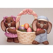 Rabbits with Basket Mold