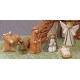 Faceless Nativity Set A Mold (baby, Mary, Joseph, angel, cow, donkey)