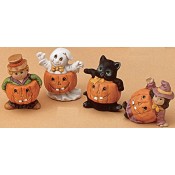 Critters In Pumpkins (4 per) Mold