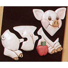 Riverview 798 Pig Puzzle Magnets (4 per) Mold