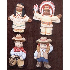 Riverview 846 Cowboy/Indian Magnets Mold