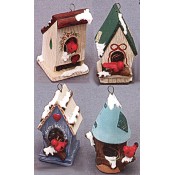 Birdhouse Ornaments (4 per) Mold