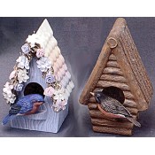 Rustic Birdhouses (2 per) Mold