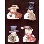 Snow People Magnets mold
