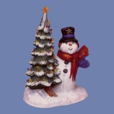 Riverview 989 Snowman with Tree Mold