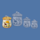 Medium Large Mushroom Canister Mold