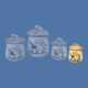 Small Mushroom Canister Mold