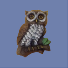 Ross 631 Owl Plaque Mold