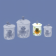 Medium Small Frog Canister Mold