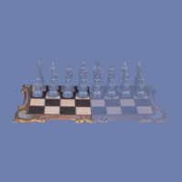 Chess Board Quarter Section Mold