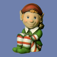 Sitting Elf Blinky mold