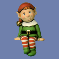 Large Elf Sitter mold