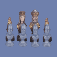 King, Queen, and Knights mold