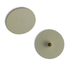 Mini White Opaque Turntable - 2.25"