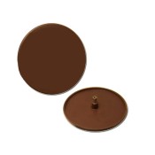 Brown Opaque Turntable - 3"