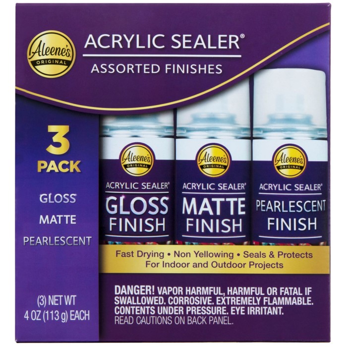 Aleene's 26412 Spray Gloss Finish, 6 Oz Acrylic Sealer, Original Version