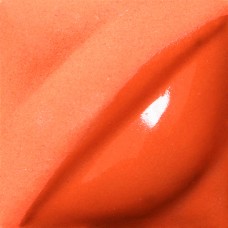 Amaco V-389 Flame Orange Velvet Underglaze (2 oz.)