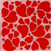 Hearts Stencil