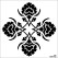 Mayco SL-451 Damask Stencil