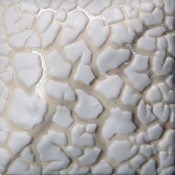 White Mudcrack (pint) Stoneware glaze