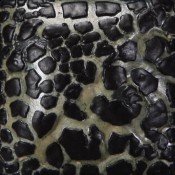 Black Mudcrack (pint) Stoneware glaze