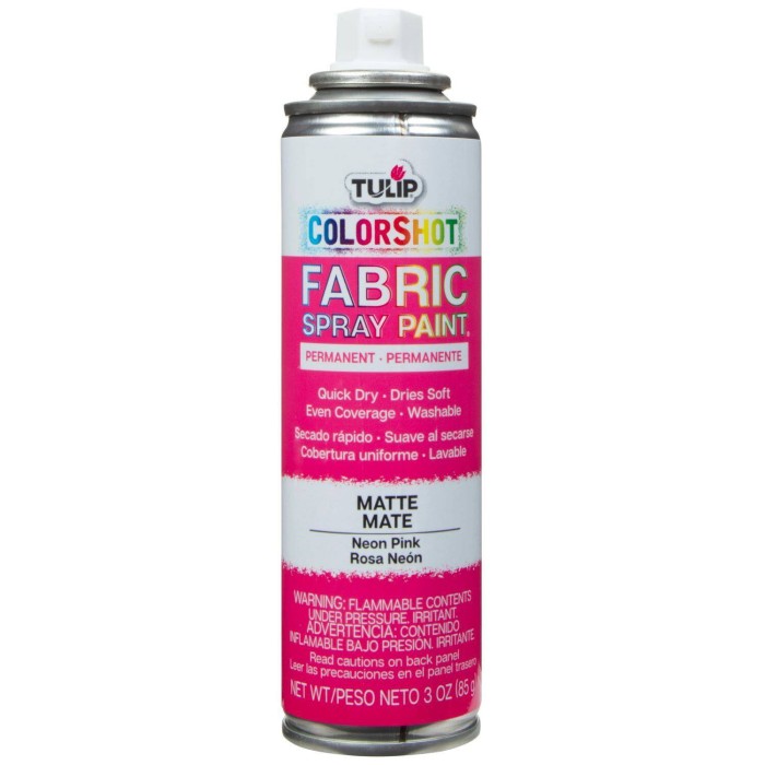 How-To Use Tulip Fabric Spray Paint 