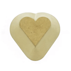 Cutie Heart 4" Pottery Form