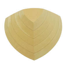 Spherical Triangle 5-Piece Stack Pack Pottery Form
