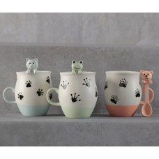 Cute Critters Mugs and Spoons