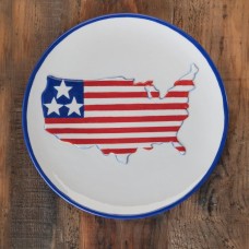 Patriotic USA Plate