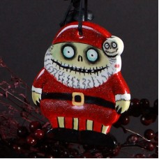 Scary Santa Ornament