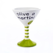 “Olive a Martini” Glass