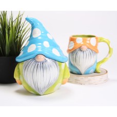 Polka Dot Gnome Mug and Jar 