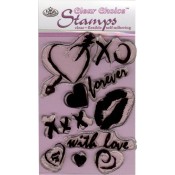 Hugs and Kisses Mini Clear Choice Stamp