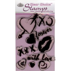 Hugs and Kisses Mini Clear Choice Stamp
