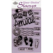 Baby Arrival Mini Clear Choice Stamp