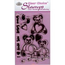 Love Beary Much Mini Clear Choice Stamp