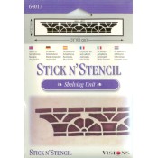 Shelving Unit Stick N' Stencil