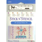 Carousel Horse Stick N' Stencil
