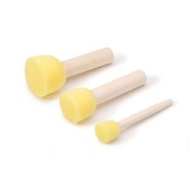 Assorted Sponge Stencil Brushes (3 pack)